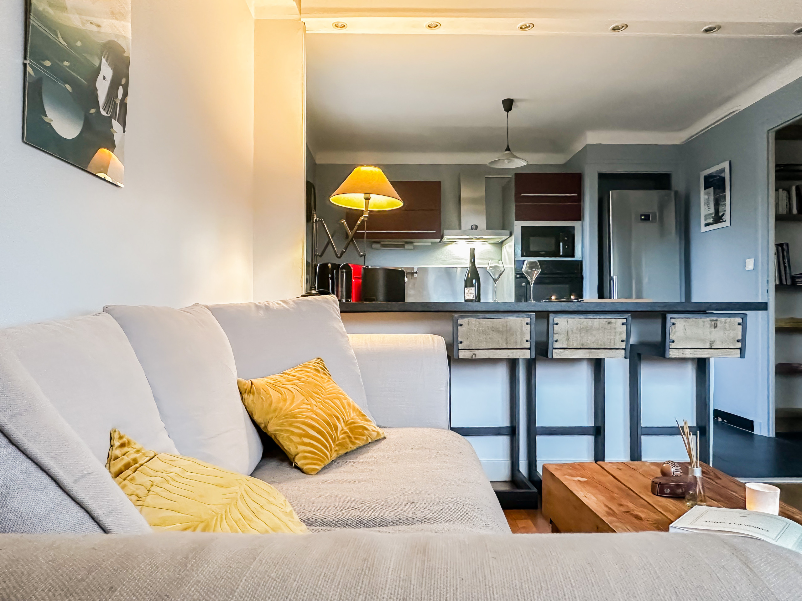 cuisine-salon-appartement-lotus-annecy